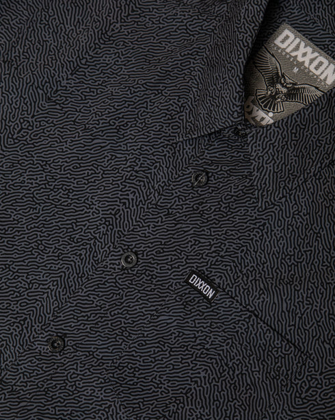 LABYRINTH SHORT SLEEVE BUTTON UP  - MENS